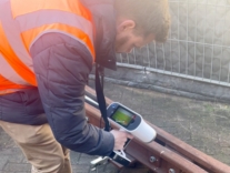 Precisiewerk met digitale inspectie van spoorwegkruisingen