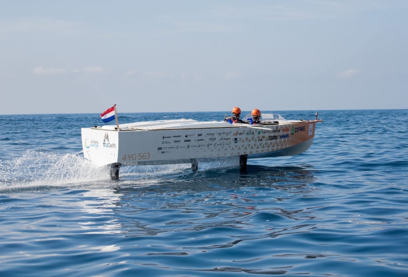 Toekomst van maritieme sector met boot op vloeibare waterstof